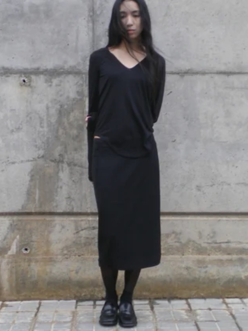 Helmut Top T Shirt NWT $105 Black Long Sleeve Size P kinetic jersey